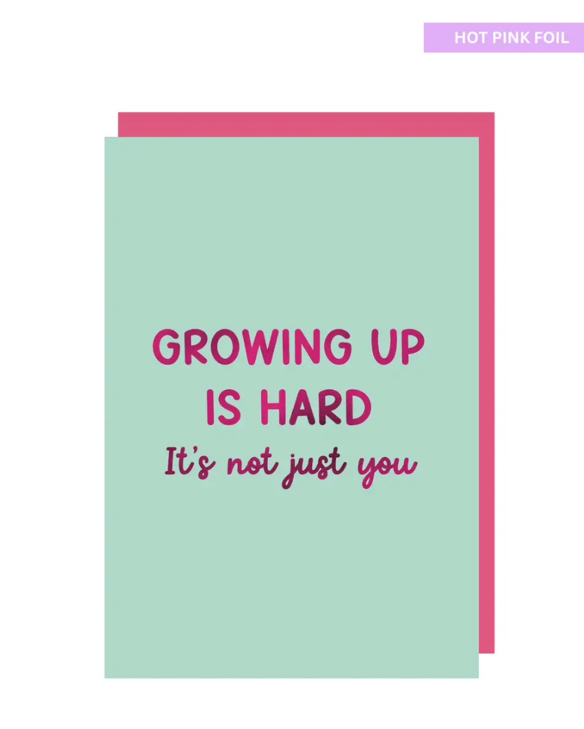 growing up greeting card