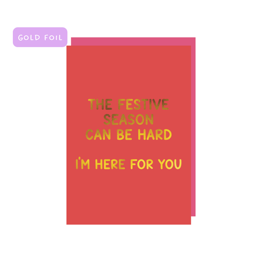 here for you christmas card