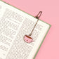 kawaii coffee cup chain bookmark cute