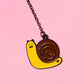 kawaii snail chain bookmark cute