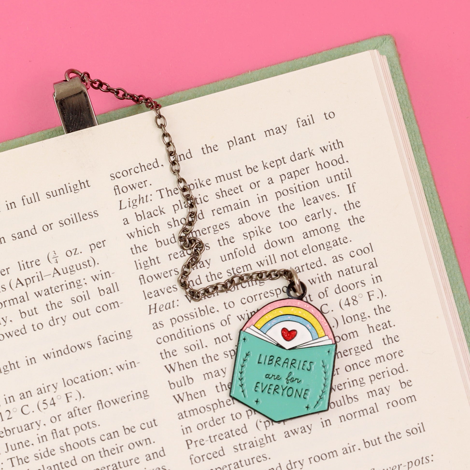 libraries are for everyone chain bookmark