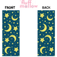 moon and stars bookmark cute