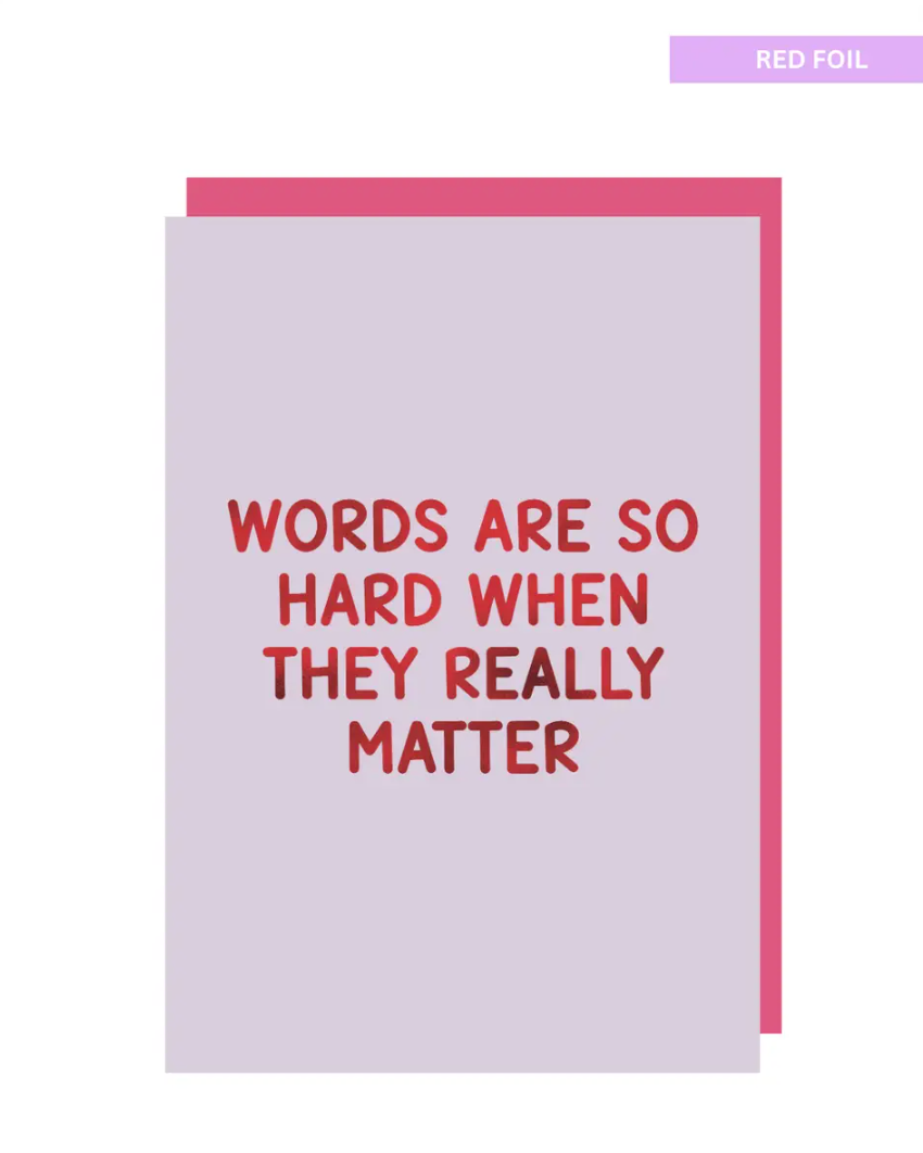 no words greeting card