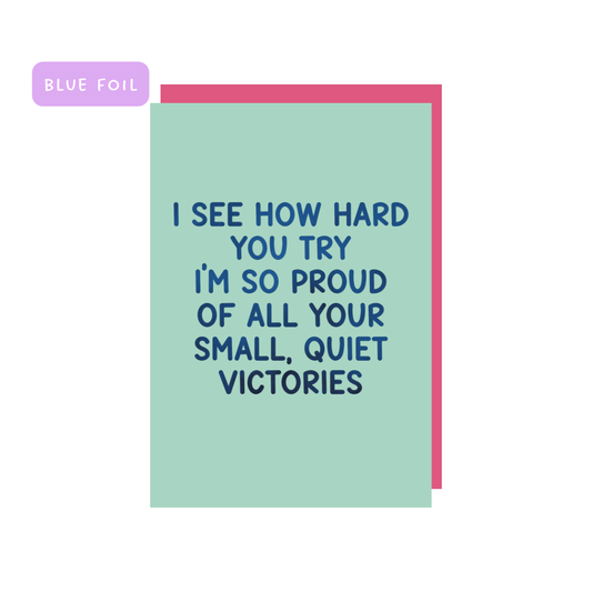 proud greeting card