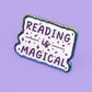 reading enamel pin