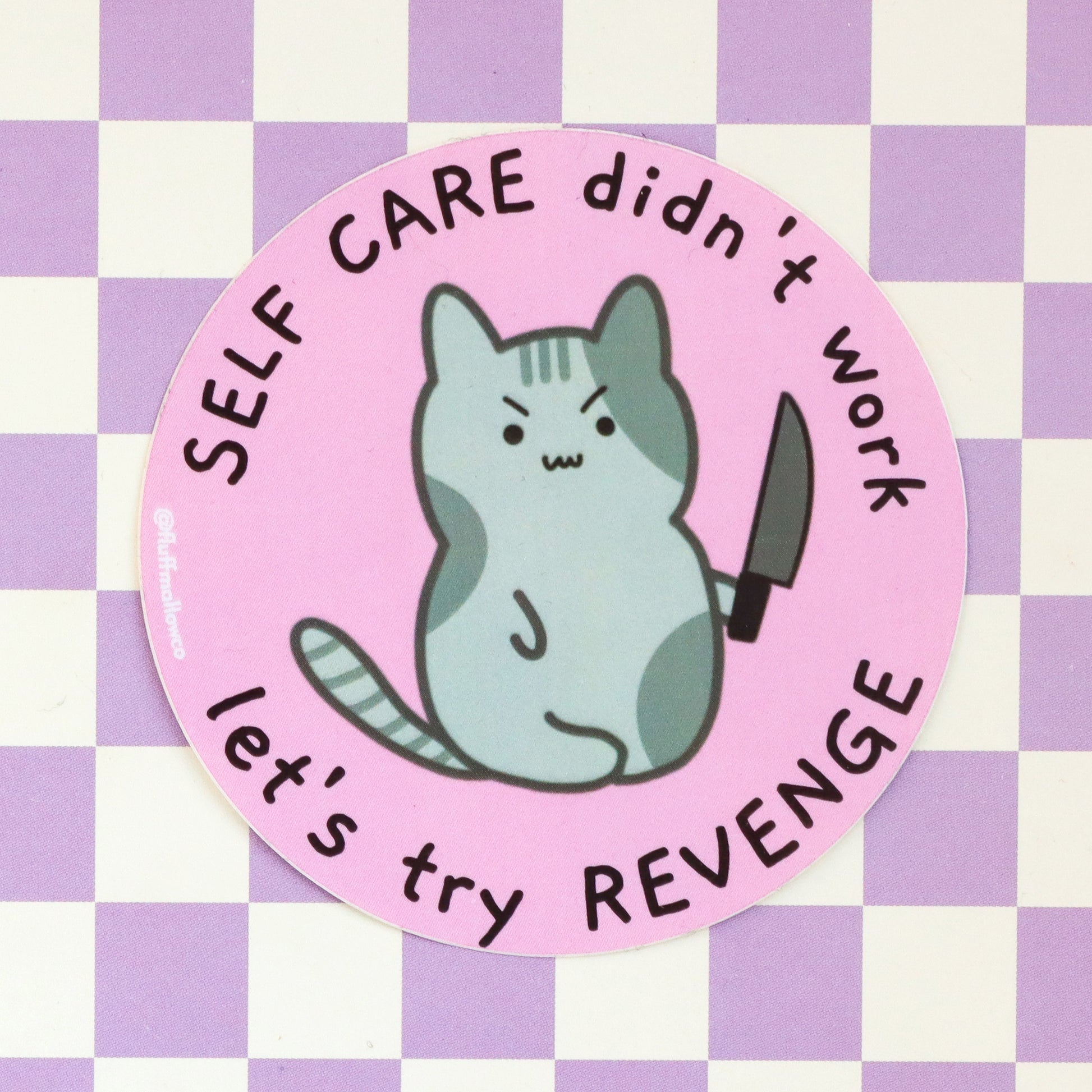 revenge kitty sticker cute kawaii 