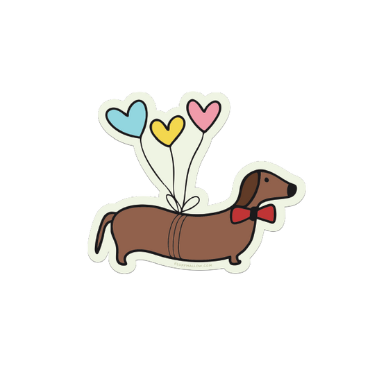 sausage dog sticker cute