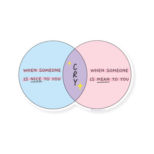 venn diagram sticker funny