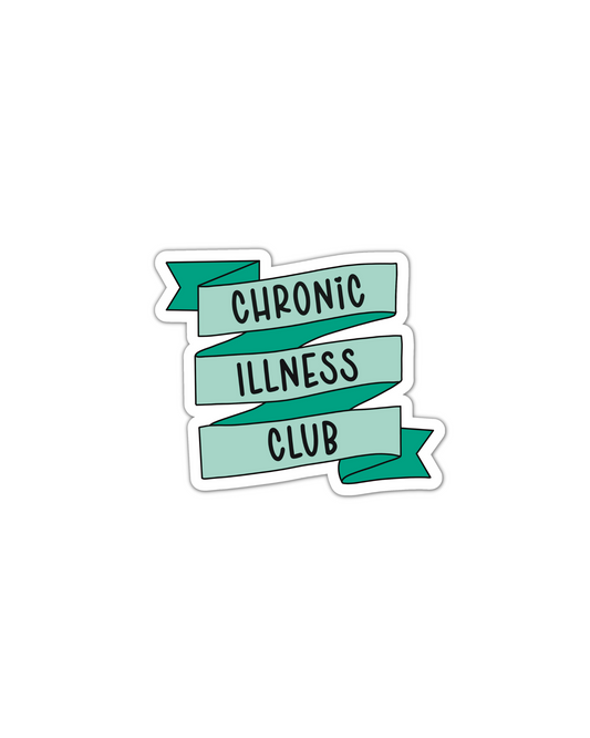 chronic illness club enamel pin 