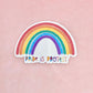 Pride is protest vinyl sticker