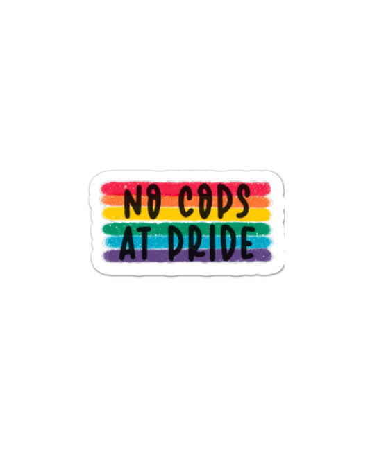 No cops at pride vinyl sticker