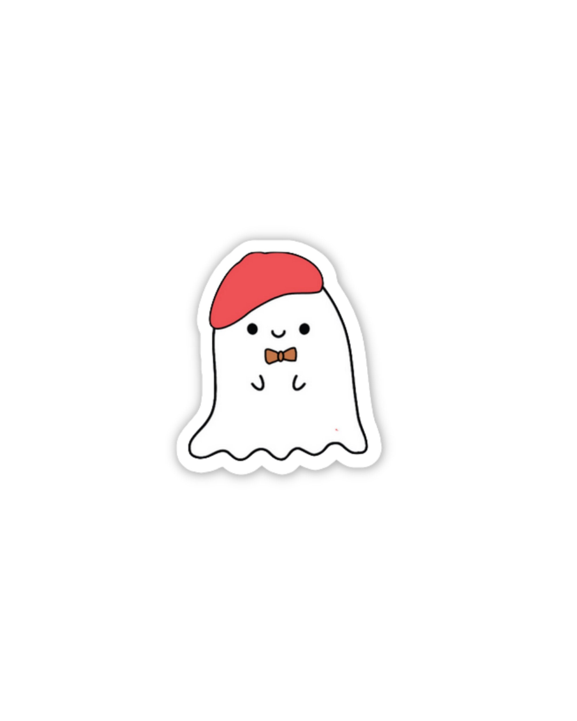Kawaii ghosts halloween stickers