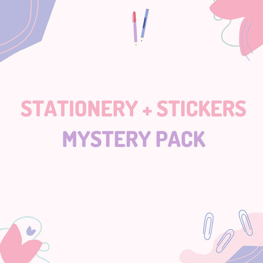 Stationery & stickers mystery pack